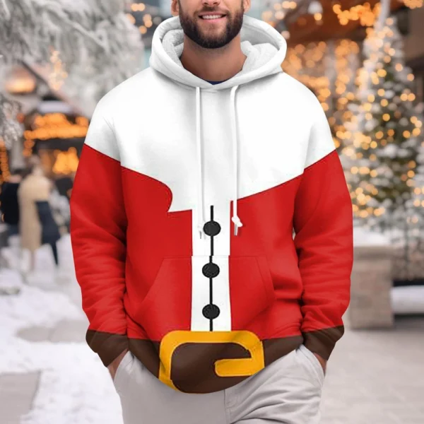 Hooded Sports Tracksuit Unisex Running Outfits Long Sleeve Pullover Hoodies - Image 28