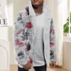 Men'S Winter Zipper Hooded Fleece Sweatshirt With Patch Pocket Casual Jacket - Image 25