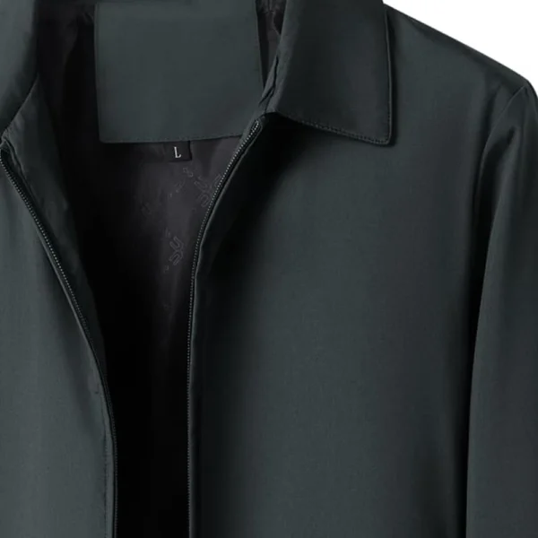 Mens Corduroy Casual Lapel Outdoor Solid Color Stylish Executive Jacket - Image 12