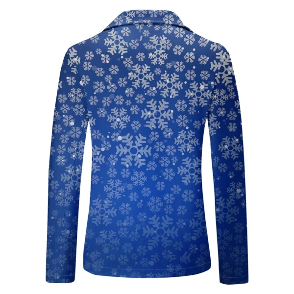 Unisex Winter Christmas Prints Suit Jackets Unisex Casual Fashion Button Jackets - Image 10