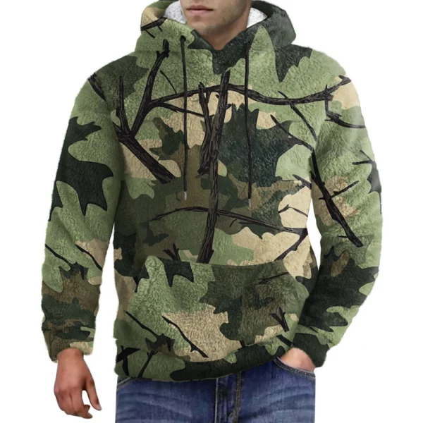 Hooded Sports Tracksuit Unisex Running Outfits Long Sleeve Pullover Hoodies - Image 14