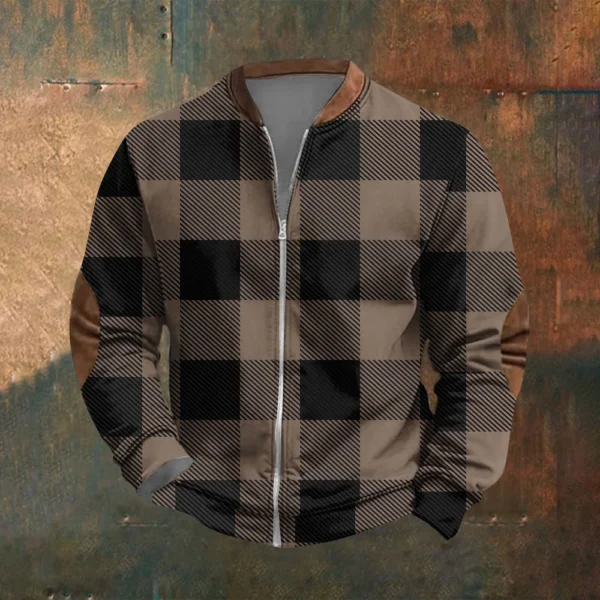 Men's Retro Casual Gradient Printed Sweatshirt - Image 19