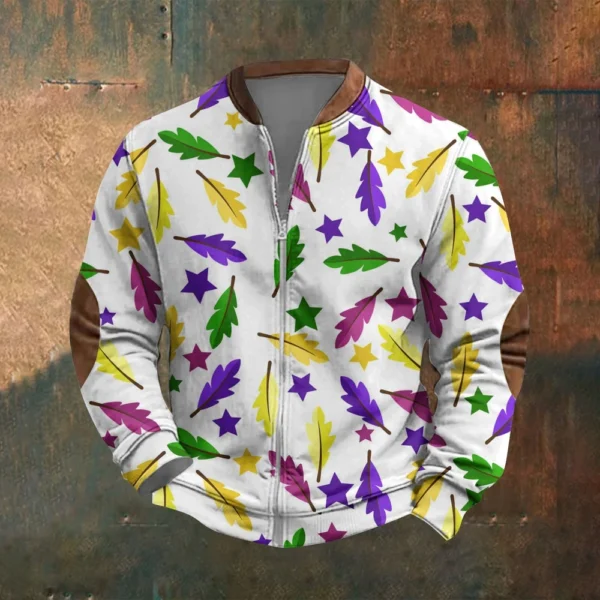 Men's Retro Casual Gradient Printed Sweatshirt - Image 22