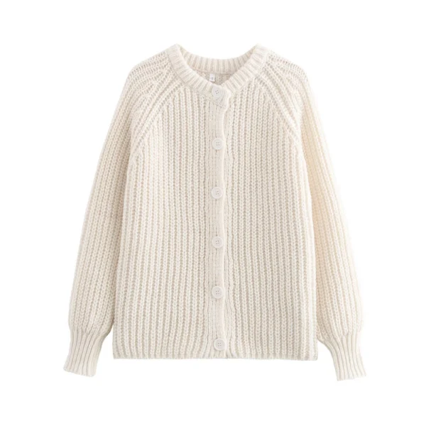 Women's casual crew-neck long-sleeved sweater - Image 2