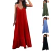 Women's Dresses Sleeveless Loose Casual Temperament Elegant Sexy Solid Color