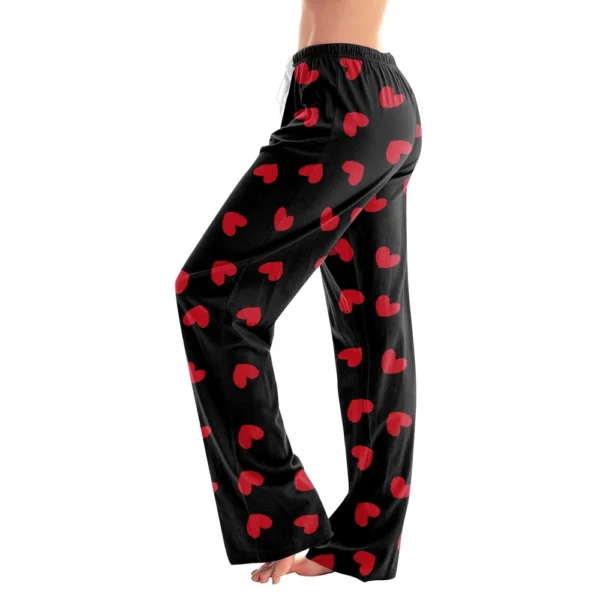 Women's Allover Printed Home Pants Sleeping Pajama Pants Long Pants Pajama - Image 13