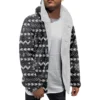Men'S Winter Zipper Hooded Fleece Sweatshirt With Patch Pocket Casual Jacket - Image 9