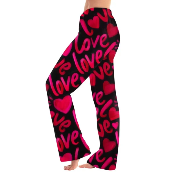 Women Winter Plaid Pants Full Length Long Trousers Sports Pants - Image 25