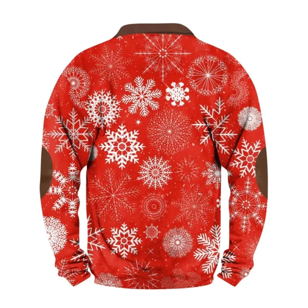 Men's Retro Casual Gradient Printed Sweatshirt - Image 9