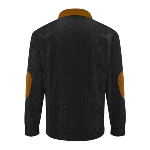 Men's Corduroy Cardigan 6-button Long-sleeved Sweatshirt - Image 10