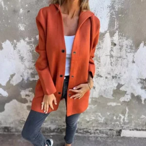 Women's jacket solid color casual jacket
