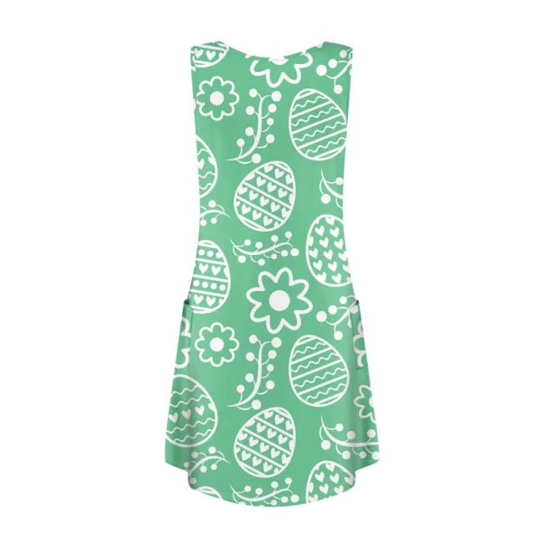 Women's Easter Casual Printed Sundresses Dresses Loose Fashion Summer Dress - Image 11