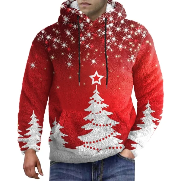 Hooded Sports Tracksuit Unisex Running Outfits Long Sleeve Pullover Hoodies - Image 14