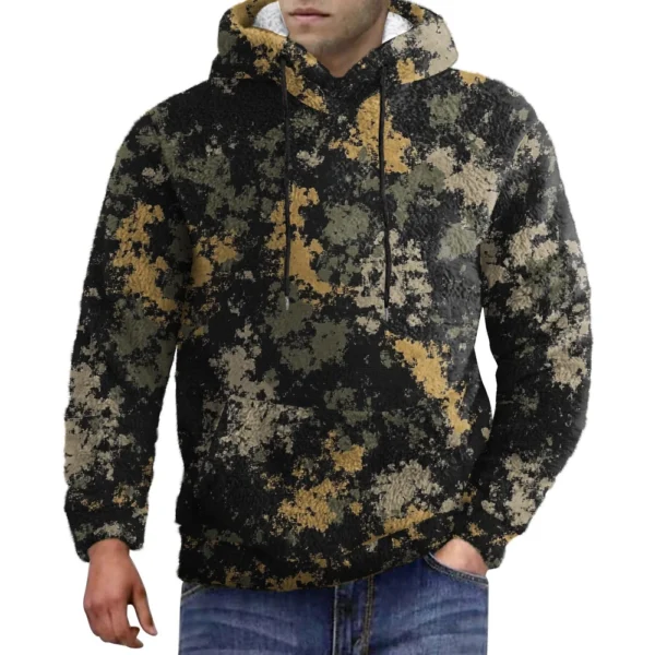 Hooded Sports Tracksuit Unisex Running Outfits Long Sleeve Pullover Hoodies - Image 5