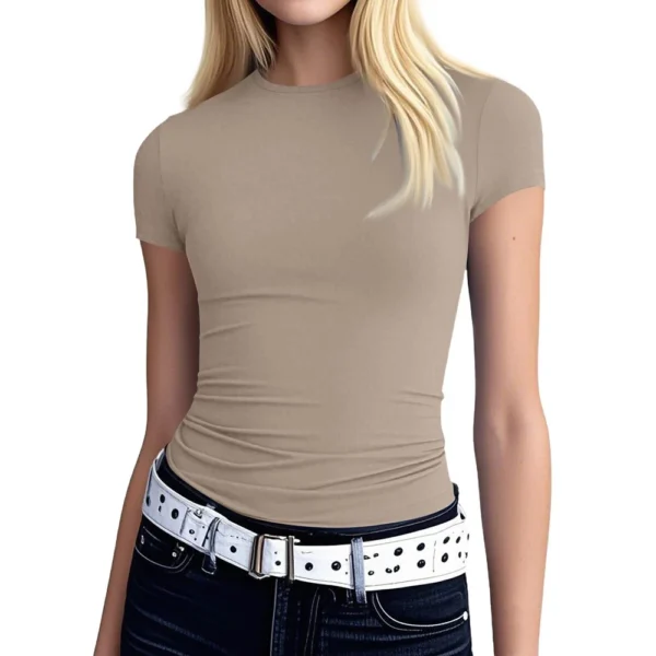 Women's Daily Loose Casual Printed Fashion Round Neck Short Sleeved T-Shirt - Image 20