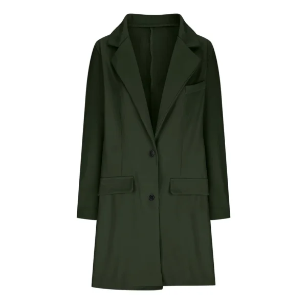 Jacket For Women Casual Plus Size Coat Winter Business  Solid Color Suit Jacket - Image 12