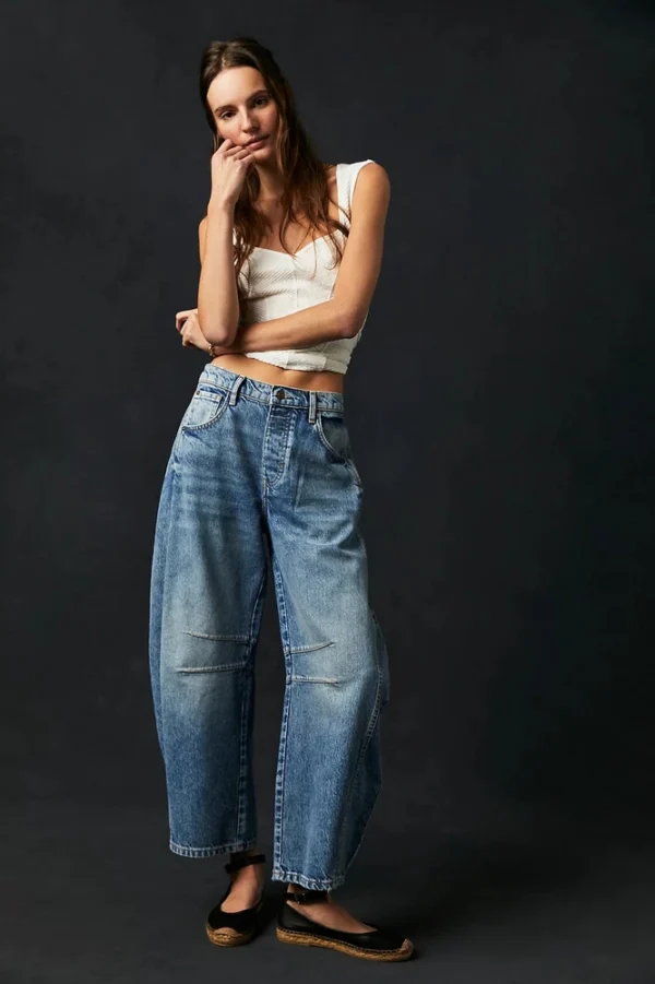Casual Women's Stretch Loose Wide Leg Pants - Image 8