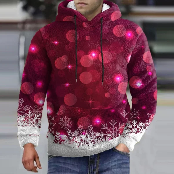 Men's Standing Collar Sweatshirt Is Outdoor Casual Sweaters Tops - Image 16