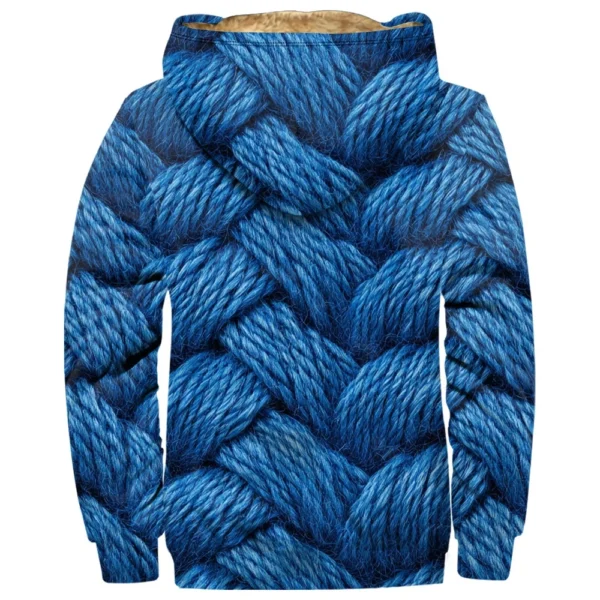 Men's Thickened Button Double Pocket Jacket With Pocket Insert Cotton Jacket - Image 11