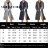 Women's Zip Up Hoodies Oversized Fleece Long Sleeve Sweatshirts Jacket Coat - Image 43