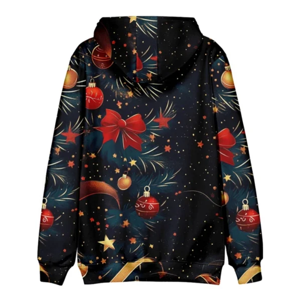 Men's Loose Printed Hooded Sweatshirt Men's Casual Fashion Sports Sweatshirt - Image 11
