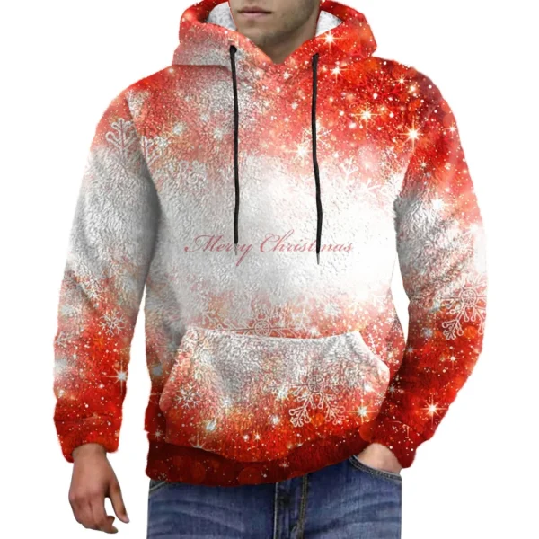 Men's Standing Collar Sweatshirt Is Outdoor Casual Sweaters Tops - Image 26
