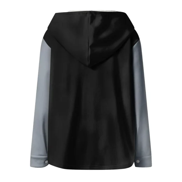 Women's Coat Casual And Fashionable Composite Thick And Warm Printed Hooded - Image 8