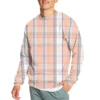 Men's Casual Fashion Comfortable Plaid Round Neck Pullover Sweatshirt Sweatshirt - Image 30