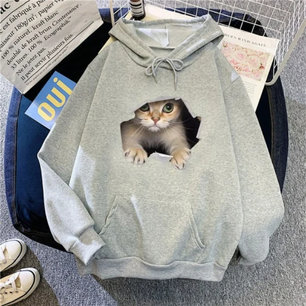 Womens Oversized Fleece Sweatshirts Long Sleeve Sweaters Pullover Fall Outfits - Image 22