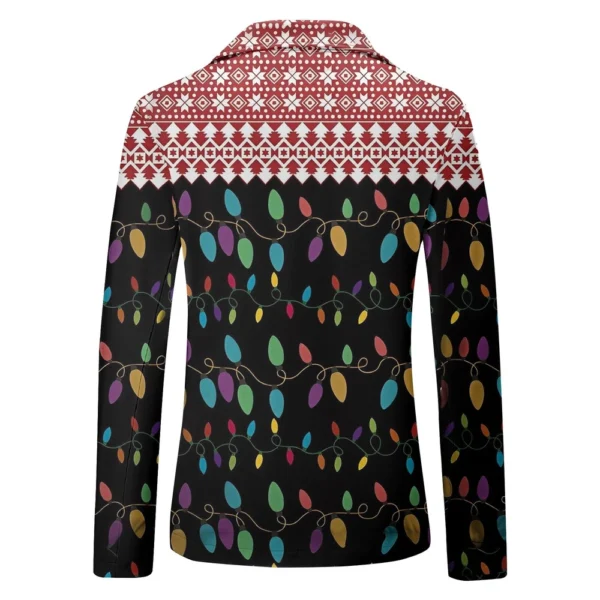 Unisex Winter Christmas Prints Suit Jackets Unisex Casual Fashion Button Jackets - Image 10