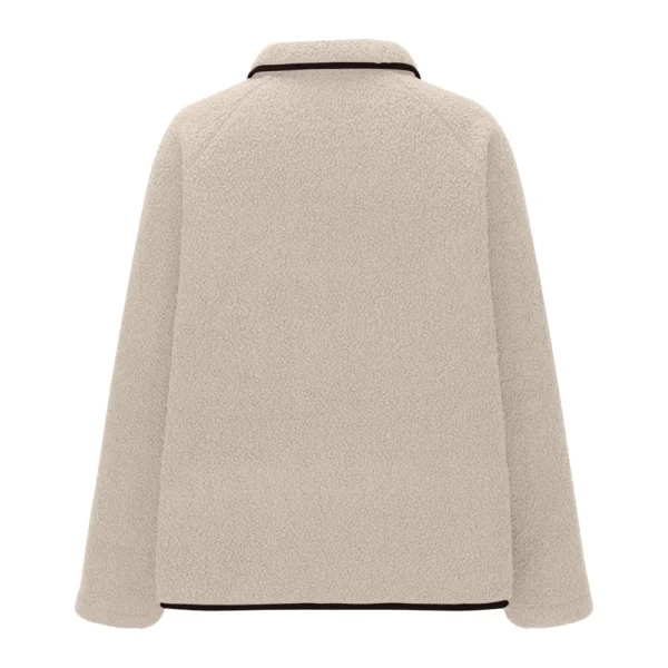 Women's Coat Casual And Fashionable Thick And Warm Solid Color Patchwork Jacket - Image 10