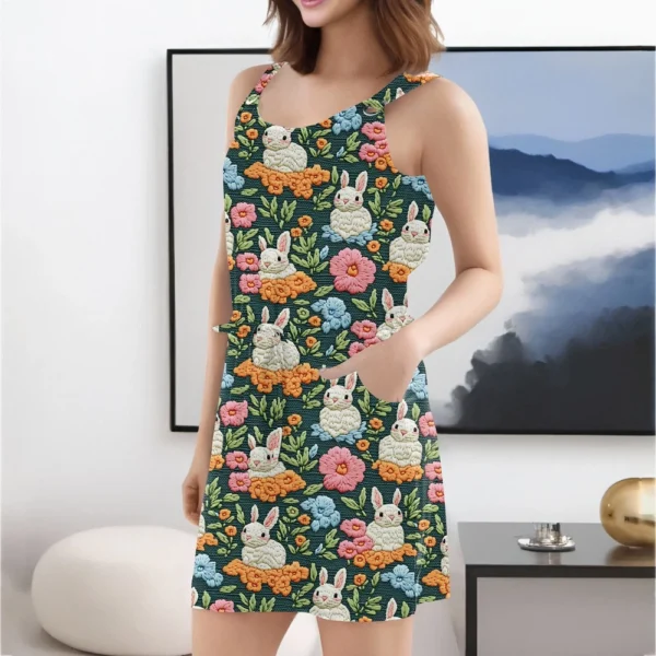 Women's Loose Fashion Casual Sundresses Summer Easter Dresses Printed Dress - Image 12