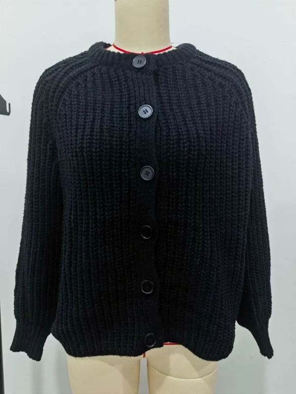 Women's casual crew-neck long-sleeved sweater - Image 32