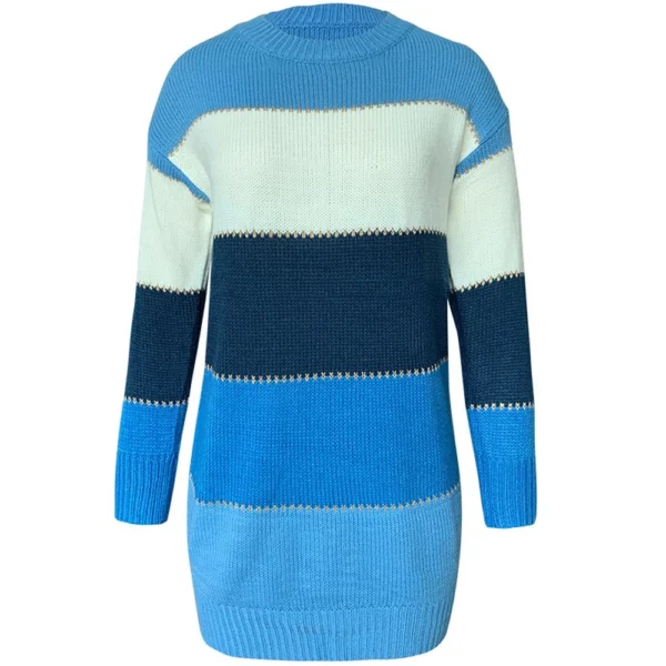 Sexy Women's Knit Sweater Long Sleeve Package Hips Party  Dress - Image 12