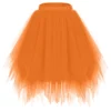 Women's Fashion Solid Color Half Skirt Party Ballet Puff Skirt Mesh Skirt - Image 68