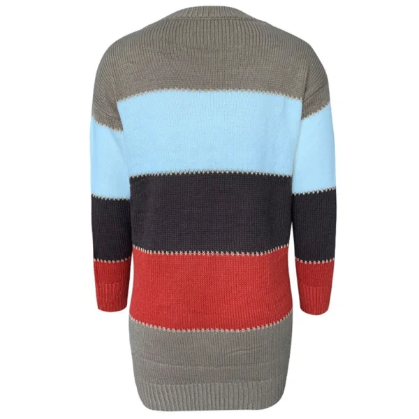 Sexy Women's Knit Sweater Long Sleeve Package Hips Party  Dress - Image 7