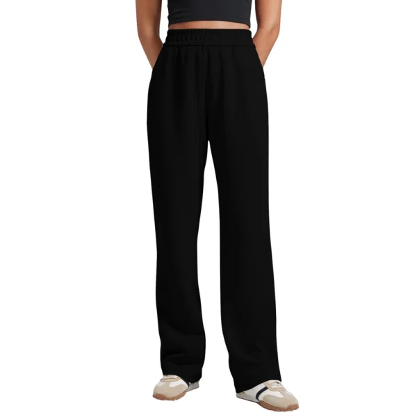 Women's Fashion Straight Casual Hundred Draped Sweat Casual Pants With Pockets - Image 9