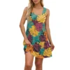 Women's Casual Fashion U-neck Sleeveless Print Dress - Image 28