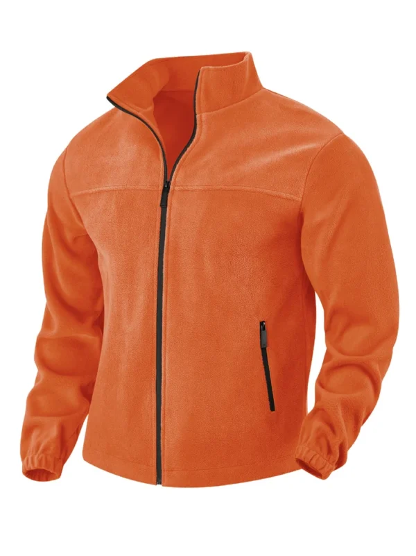 Men's jacket zipper collar jacket - Image 24