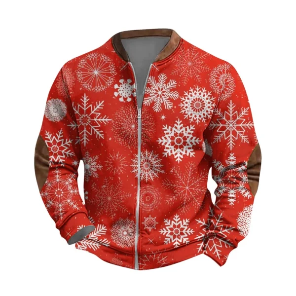 Men's Retro Casual Gradient Printed Sweatshirt - Image 2