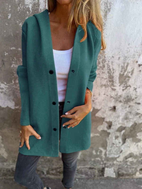 Women's jacket solid color casual jacket - Image 15