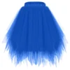 Women's Fashion Solid Color Half Skirt Party Ballet Puff Skirt Mesh Skirt - Image 20