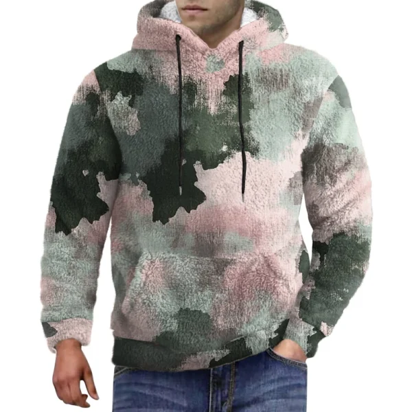 Hooded Sports Tracksuit Unisex Running Outfits Long Sleeve Pullover Hoodies - Image 13