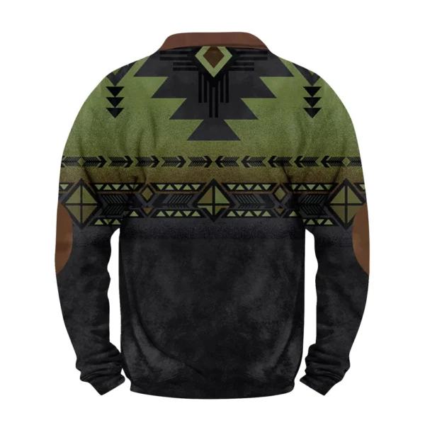 Men'S Retro Casual Sportswear With Open Zipper Sweatshirt Jacket - Image 12
