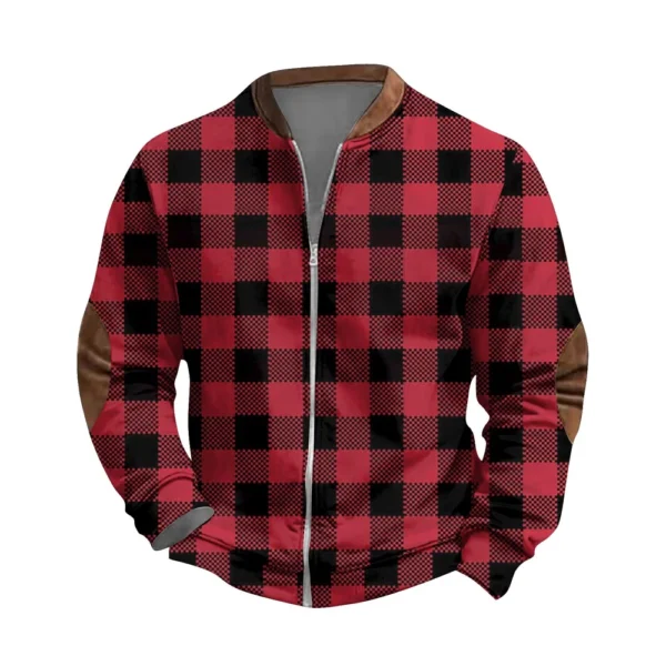 Men's Retro Casual Gradient Printed Sweatshirt - Image 7