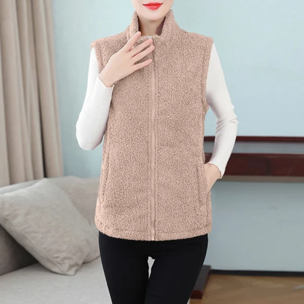 Women's Fall And Winter Temperament Lamb's Wool Thickened And Padded Warm Plus - Image 19