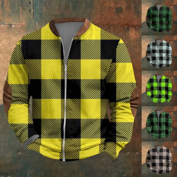 Men's Retro Casual Gradient Printed Sweatshirt