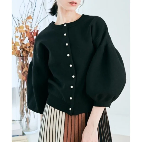 Women's loose knitted jacket - Image 22