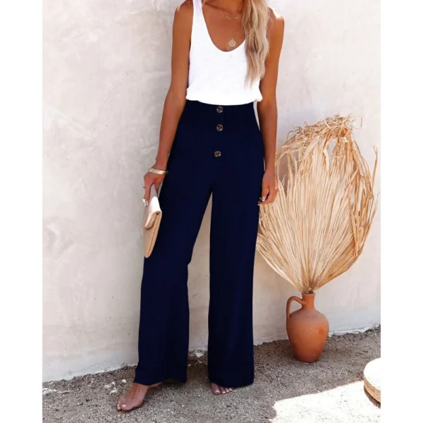 Women's clothing high waist loose long legs women - Image 11