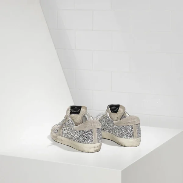 gg*db Women's shoes silver sequins do old board shoes casual - Image 3